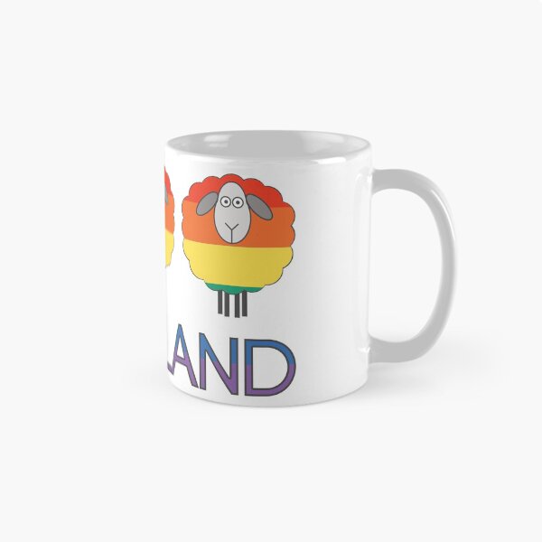 Item preview, Trio of Scottish Rainbow Pride Flag Patterned Sheep designed and sold by MacPean.