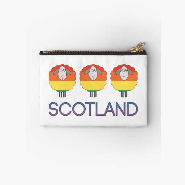 Item preview, Trio of Scottish Rainbow Pride Flag Patterned Sheep designed and sold by MacPean.