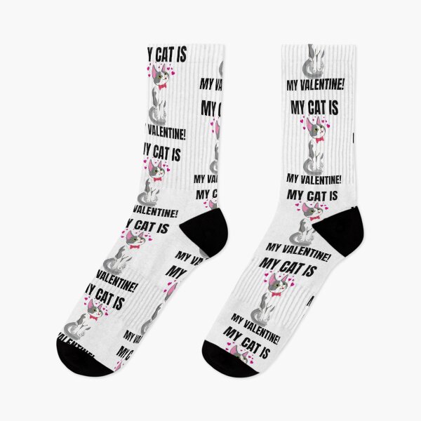 Item preview, MY CAT, IS MY VALENTINE, PURRFECT, ROMANCE MEME,  designed and sold by R B Chrystal.