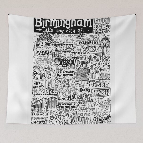 Item preview, Birmingham landmarks designed and sold by sirmojac.