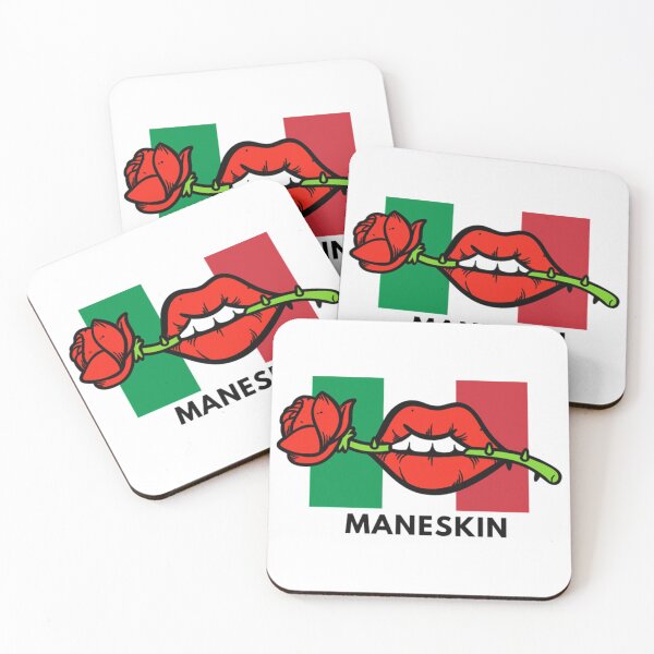Item preview, Maneskin Band Members Names (white) designed and sold by Hamzarogers.