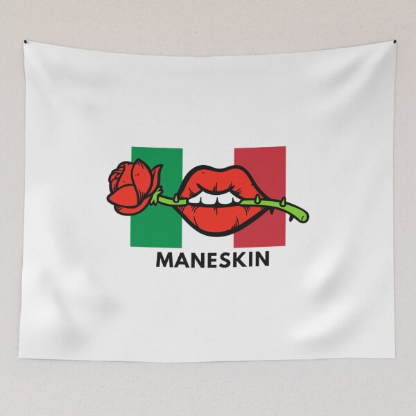 Item preview, Maneskin Band Members Names (white) designed and sold by Hamzarogers.