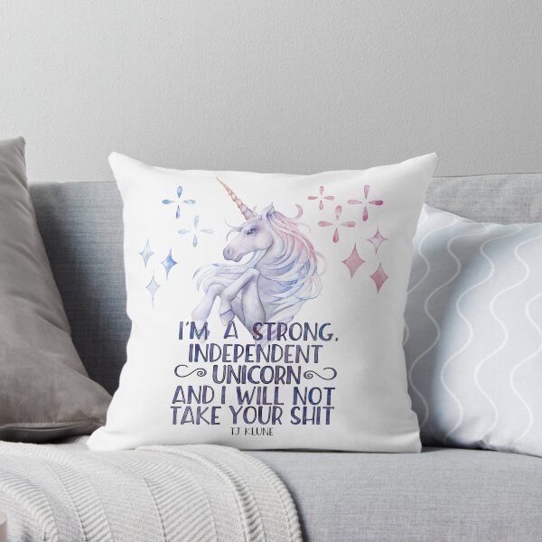 Item preview, I am a strong independent unicorn - The lightning struck heart designed and sold by dorothyreads.