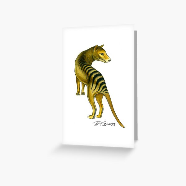 Tasmanian Tiger (Thylacine) Greeting Card