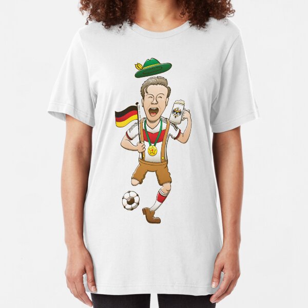 Germany is Four-time World Champion Slim Fit T-Shirt