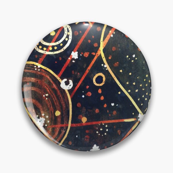 Item preview, cosmic watercolor painting designed and sold by rysunki-malunki.