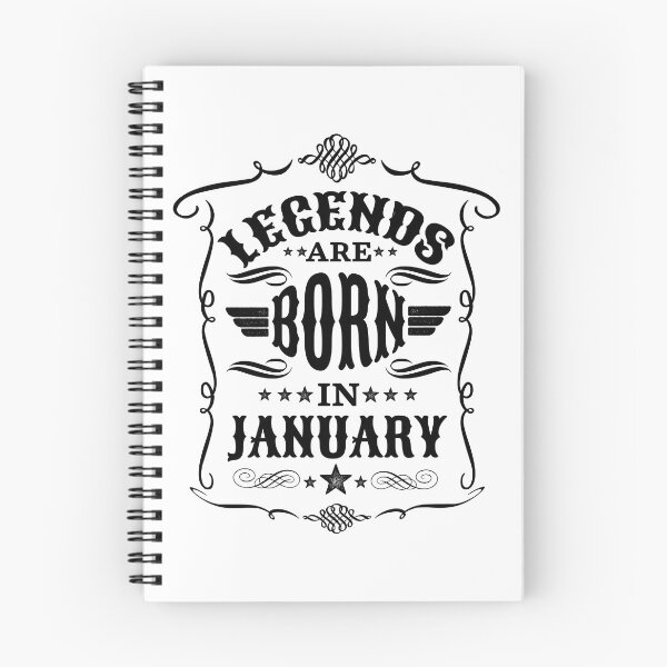 Item preview, Legend Are Born In January designed and sold by trekker63.
