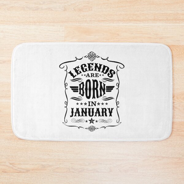 Item preview, Legend Are Born In January designed and sold by trekker63.