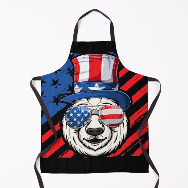 Item preview, Panda 4th of July American Sunglasses Hat Uncle Sam USA Flag designed and sold by Crazy Trendy Designs.
