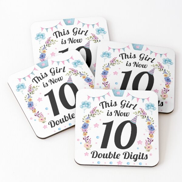Item preview, This Girl Is Now 10 double digits 2 designed and sold by Freewind-Studio.