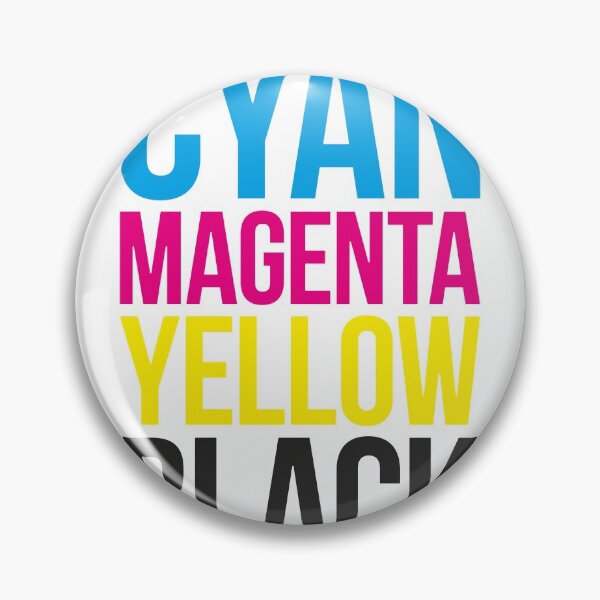 Item preview, Cyan Magenta Yellow Black Typography Stack designed and sold by John Uttley.