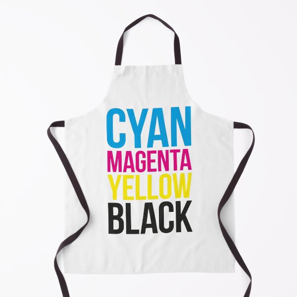 Item preview, Cyan Magenta Yellow Black Typography Stack designed and sold by John Uttley.