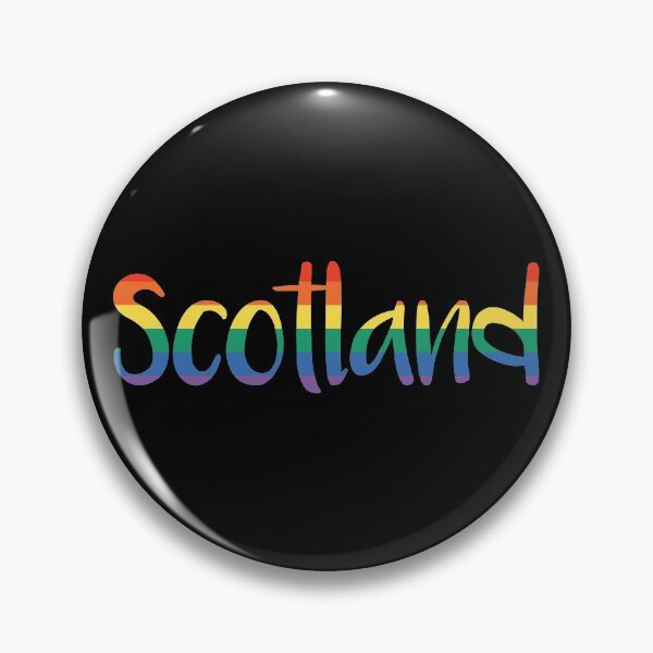 Item preview, SCOTLAND, Rainbow Pride Flag Text Design designed and sold by MacPean.