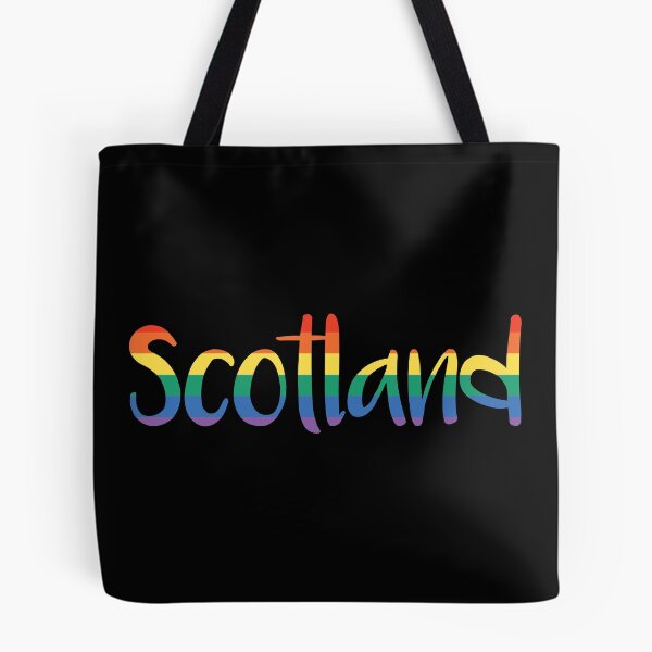 Item preview, SCOTLAND, Rainbow Pride Flag Text Design designed and sold by MacPean.