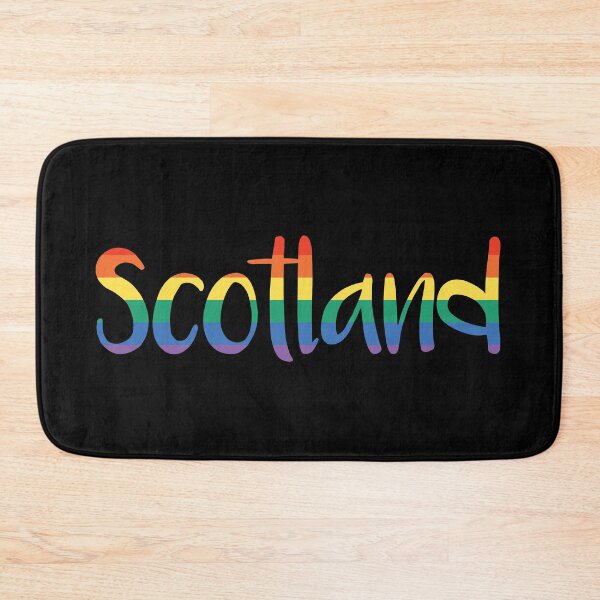 Item preview, SCOTLAND, Rainbow Pride Flag Text Design designed and sold by MacPean.