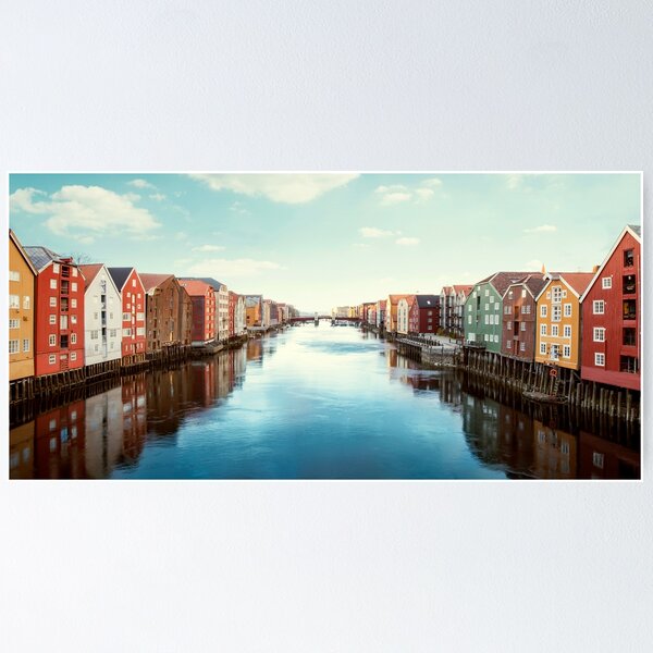 Item preview, Panorama of Trondheim town, Norway designed and sold by Mikołaj Niemczewski.