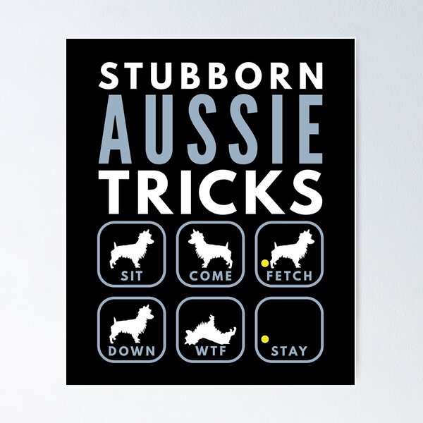 Item preview, Stubborn Australian Terrier Tricks - Dog Training designed and sold by DoggyStyles.