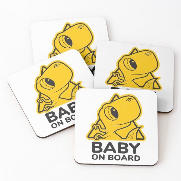 Item preview, Baby On Board, Baby Dino On Board, Baby in Car designed and sold by graphic-genie.