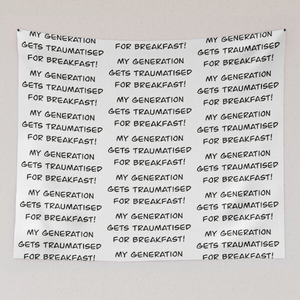 Item preview, Traumatised for breakfast! designed and sold by Bri-Anderson.