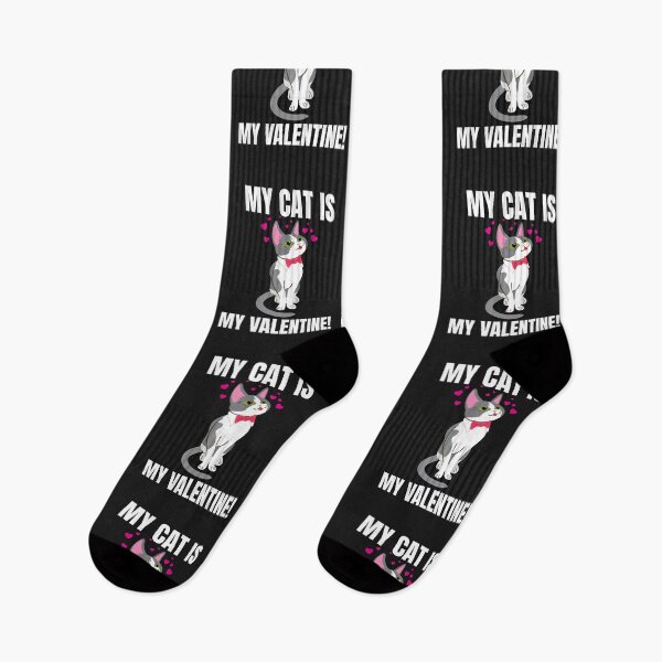 Item preview, MY CAT, IS MY VALENTINE, PURRFECT, ROMANCE MEME,  designed and sold by R B Chrystal.