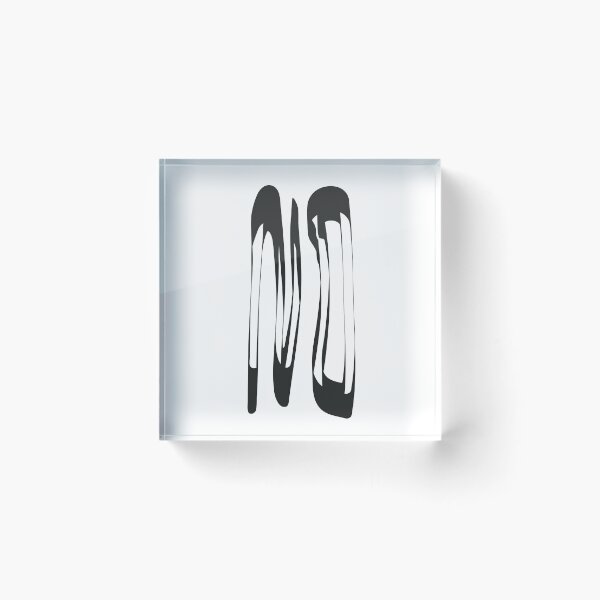 Item preview, NO - Hand Brush Black Minimalistic Art designed and sold by in-vectors.