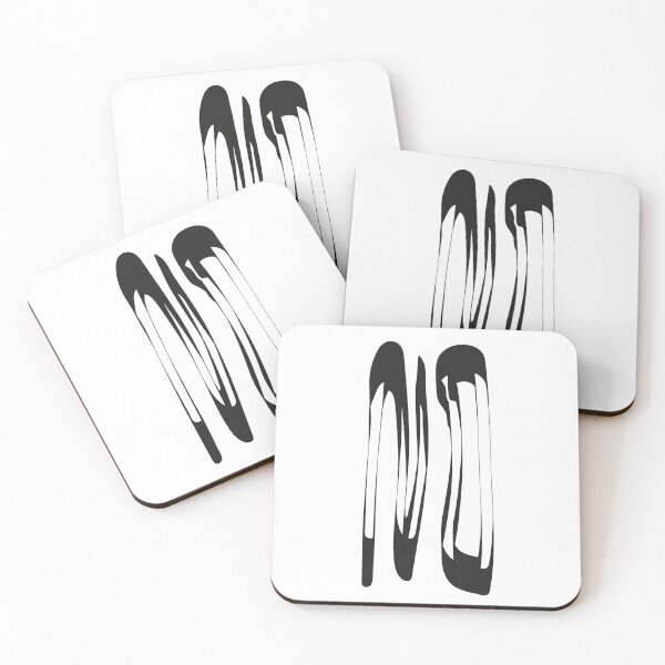 Item preview, NO - Hand Brush Black Minimalistic Art designed and sold by in-vectors.