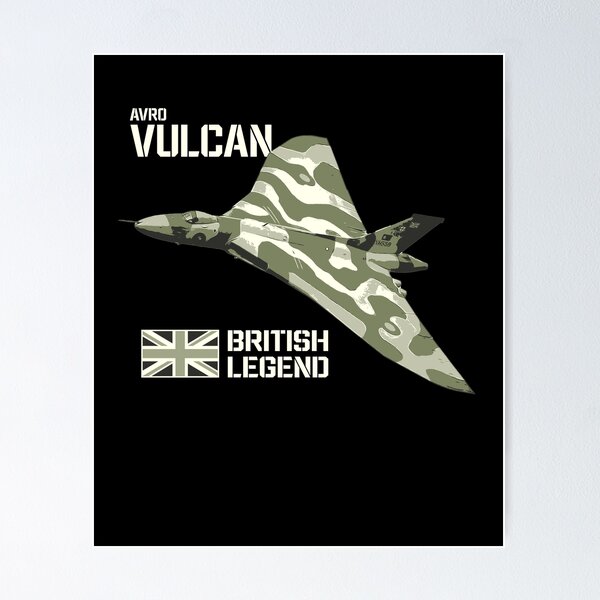 Artikelvorschau, Avro Vulcan Bomber Jet Aircraft RAF Flugzeug britische Legende entworfen und verkauft von DigitalBadger.