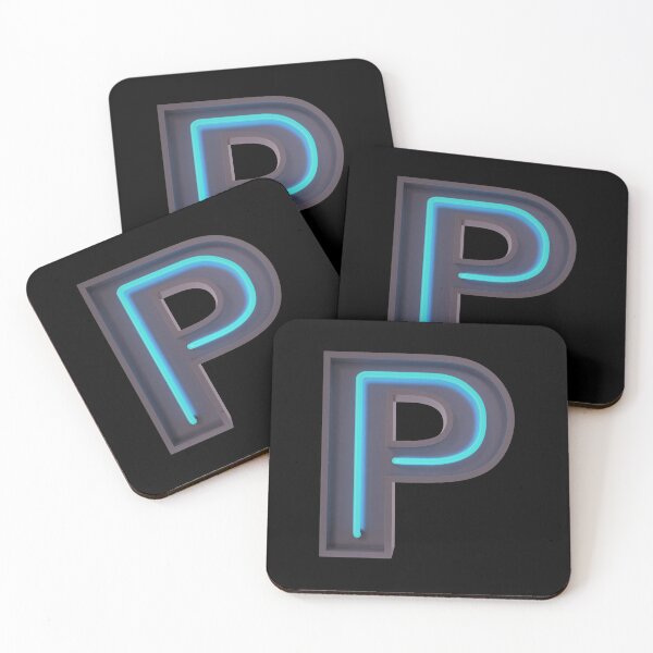 Item preview, Neon Letter Sign P- initials designed and sold by Ruby Jackson.