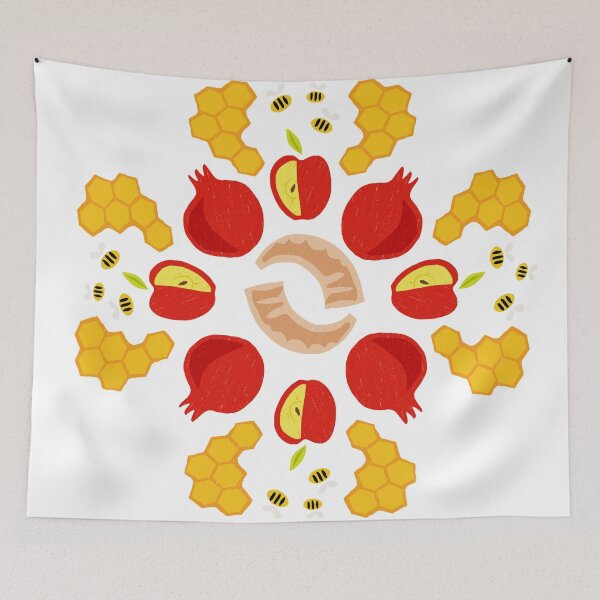 Item preview, Rosh Hashanah Roundel designed and sold by TillaCrowne.