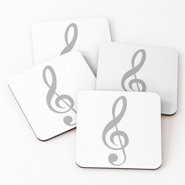 Item preview, Treble Clef Music on a white background designed and sold by BlakefourDesign.