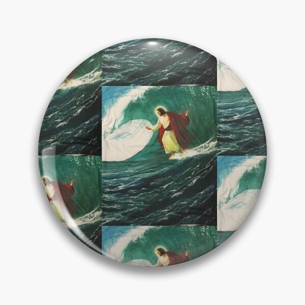 Item preview, Surfing Jesus Tshirt  designed and sold by thenewnormality.