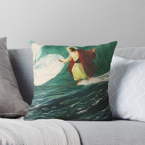 Item preview, Surfing Jesus Tshirt  designed and sold by thenewnormality.