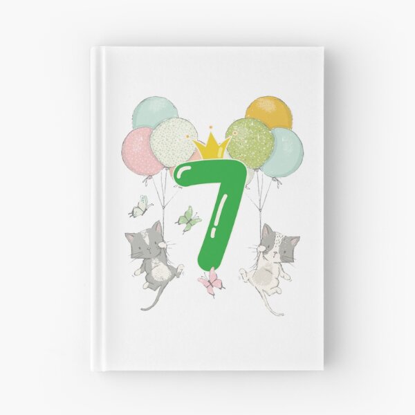 Item preview, Birthday 7 year Cats designed and sold by catsandmore.