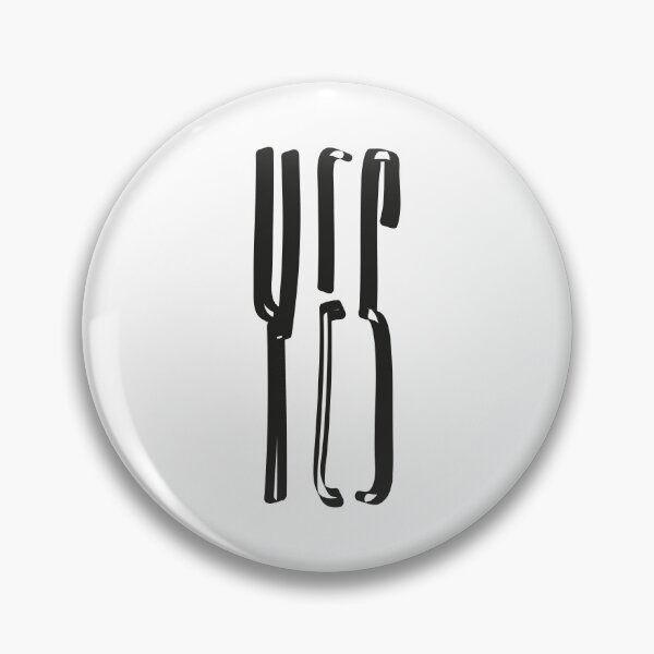 Item preview, YES - Hand Brush Black Minimalistic Art designed and sold by in-vectors.
