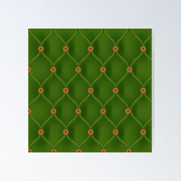 Item preview, Studded green furniture leather designed and sold by CutieBlue.