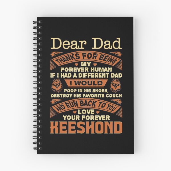Item preview, Dear Dad Love Your Forever Keeshond Gift designed and sold by zerniakcor.
