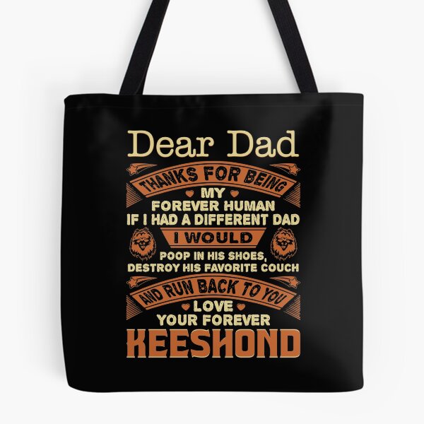 Item preview, Dear Dad Love Your Forever Keeshond Gift designed and sold by zerniakcor.