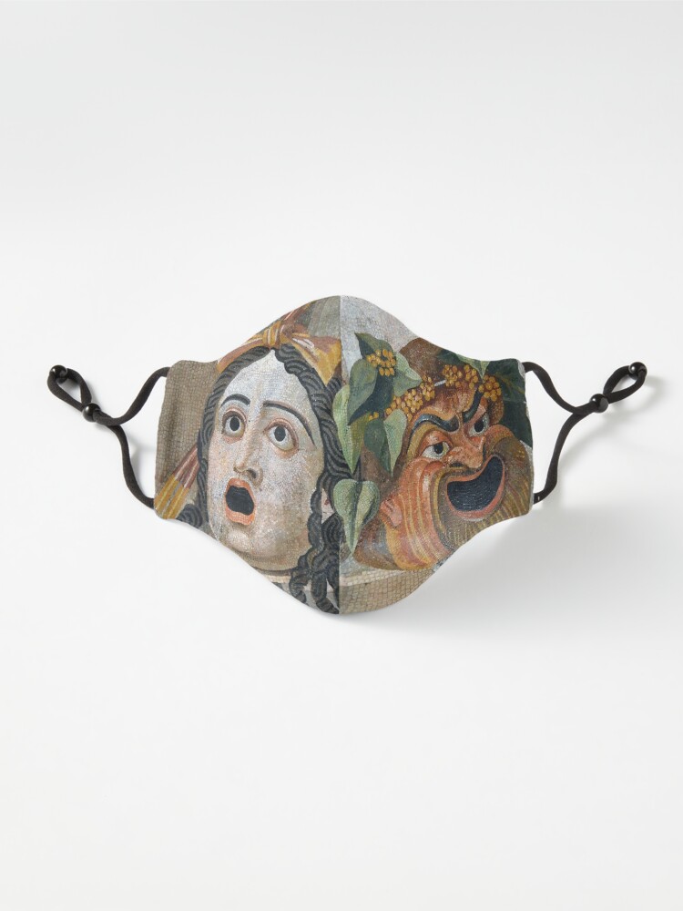 Tragedy and Comedy Masks - Roman Mosaic | Mask