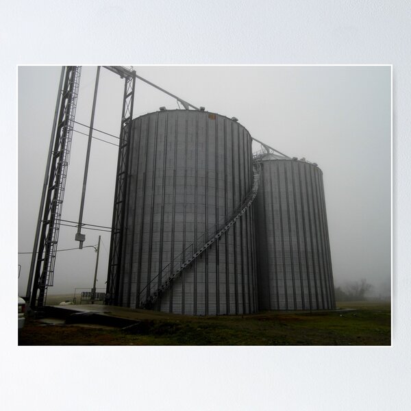 Item preview, Foggy Silos designed and sold by WildestArt.