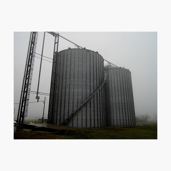 Item preview, Foggy Silos designed and sold by WildestArt.