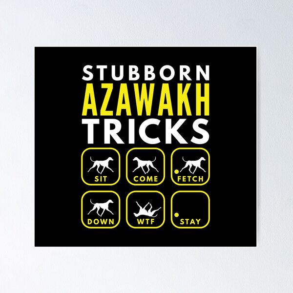 Item preview, Stubborn Azawakh Tricks - Dog Training designed and sold by DoggyStyles.