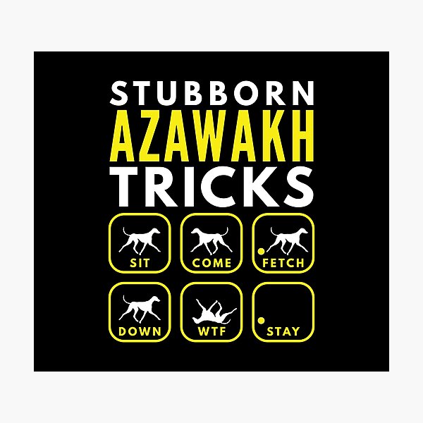 Item preview, Stubborn Azawakh Tricks - Dog Training designed and sold by DoggyStyles.