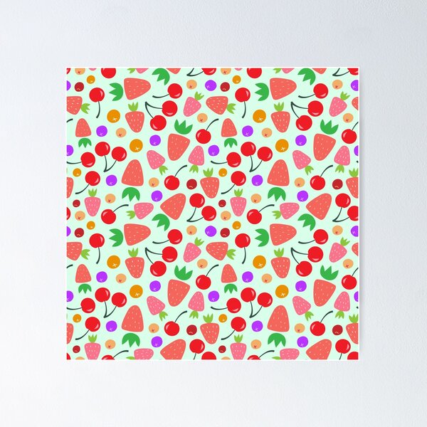 Item preview, Mixed Berries Pattern  designed and sold by Moonshine Paradise.