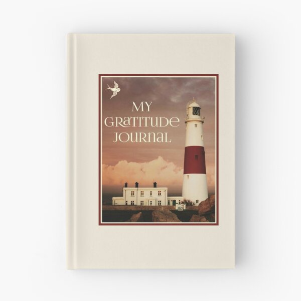 Item preview, My Gratitude Journal : Lighthouse design on cover, & bonus eBook (link in design description) - Vicki Hadfield, The Happiness Ambassador designed and sold by Printable Pressies.