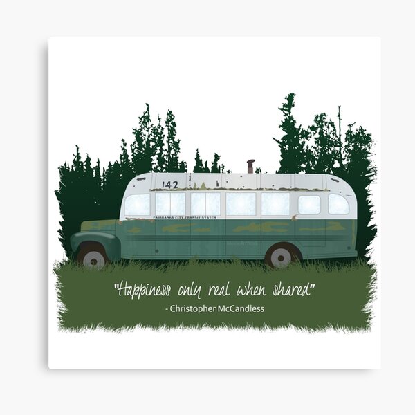 Into The Wild - Bus 142 Canvas Print