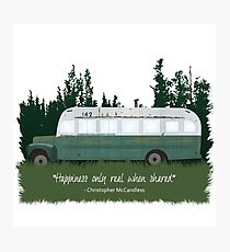 Into The Wild - Bus 142 Photographic Print