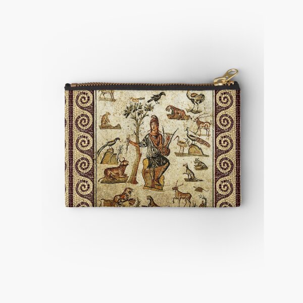 Item preview, ANTIQUE ROMAN MOSAICS ,ORPHEUS ENCHANTING ANIMALS WITH HIS MUSIC designed and sold by BulganLumini.