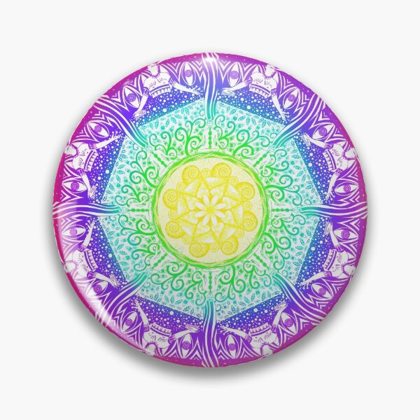 Artikelvorschau, Mandala "die psychedelische Reise" entworfen und verkauft von Maia Imagine.