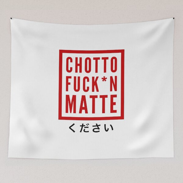 Artikelvorschau, CHOTTO fxxkin MATTE entworfen und verkauft von krithe.
