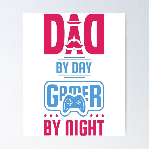 Item preview, Dad by Day Gamer by Night designed and sold by Printoweb.